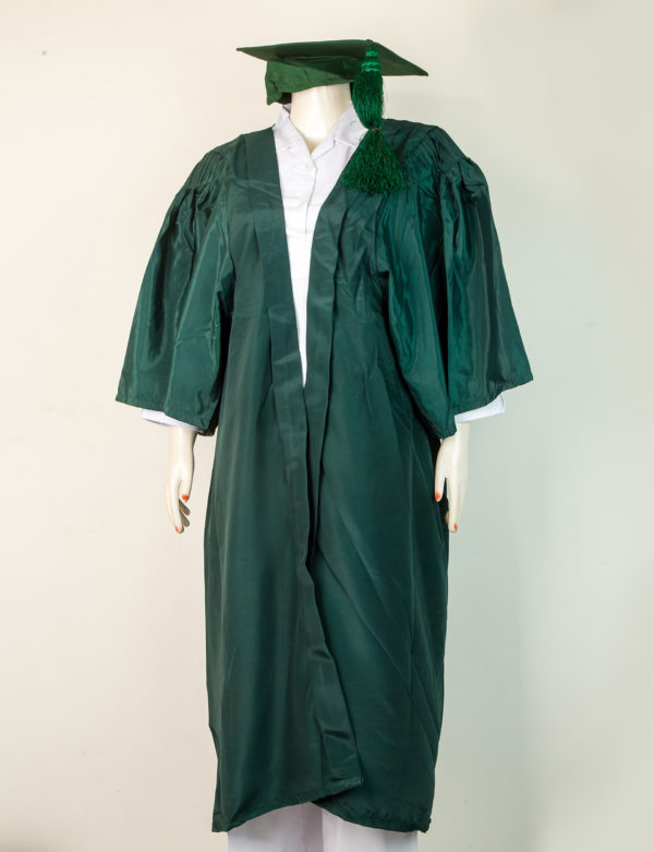 Man in Green Graduation Gown and Cap · Free Stock Photo